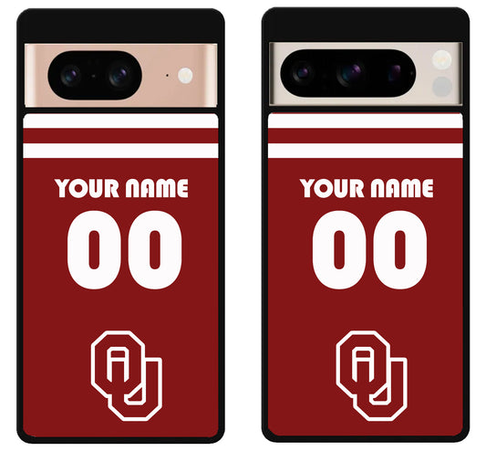 Custom Personalized Oklahoma Sooners Google Pixel 8 | 8 Pro Case