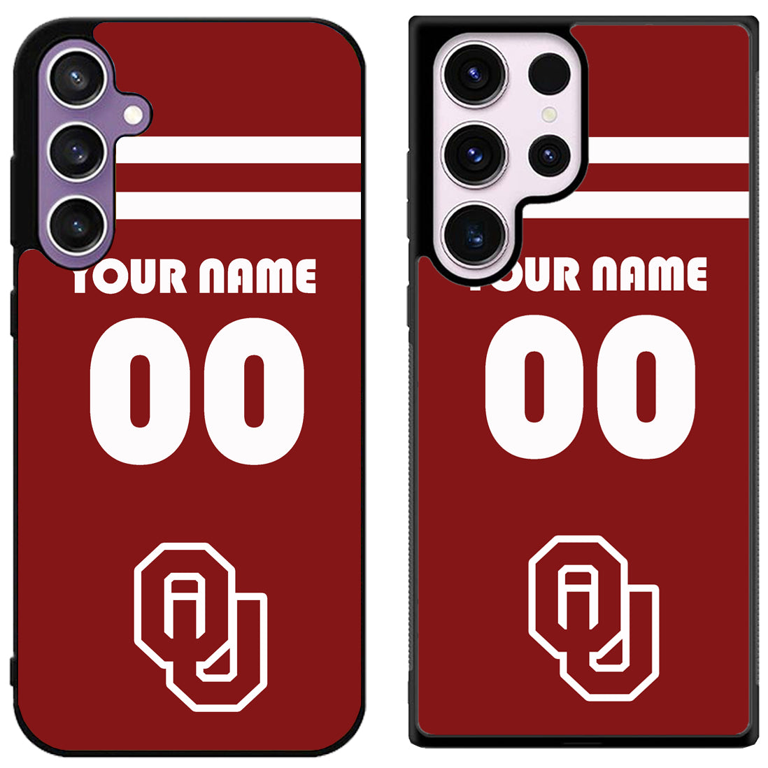 Custom Personalized Oklahoma Sooners Samsung Galaxy S24 | S24+ | S24 Ultra Case