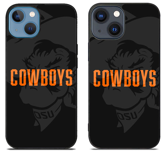 Oklahoma State Cowboys Background iPhone 15 | iPhone 15 Plus Case