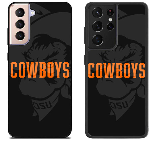 Oklahoma State Cowboys Background Samsung Galaxy S21 | S21 FE | S21+ | S21 Ultra Case