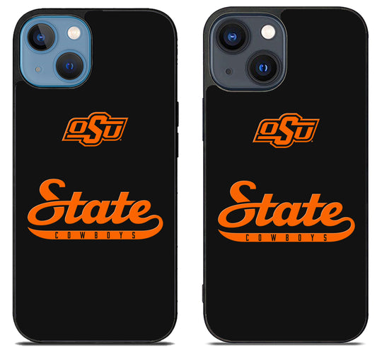 Oklahoma State Cowboys Black iPhone 15 | iPhone 15 Plus Case