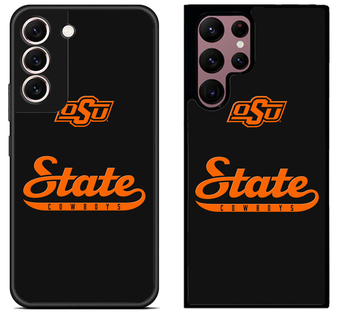 Oklahoma State Cowboys Black Samsung Galaxy S22 | S22+ | S22 Ultra Case