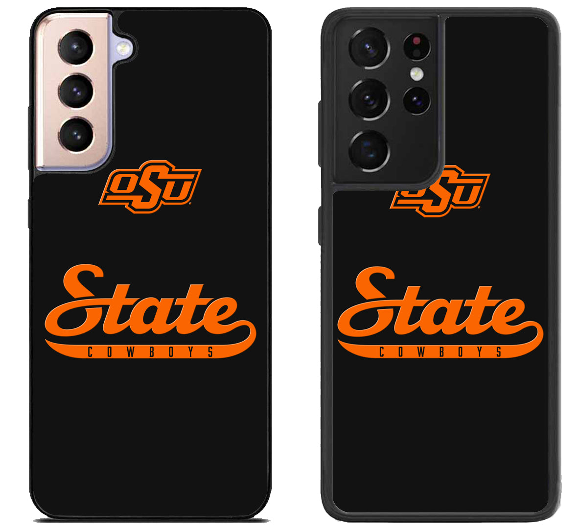 Oklahoma State Cowboys Black Samsung Galaxy S21 | S21 FE | S21+ | S21 Ultra Case