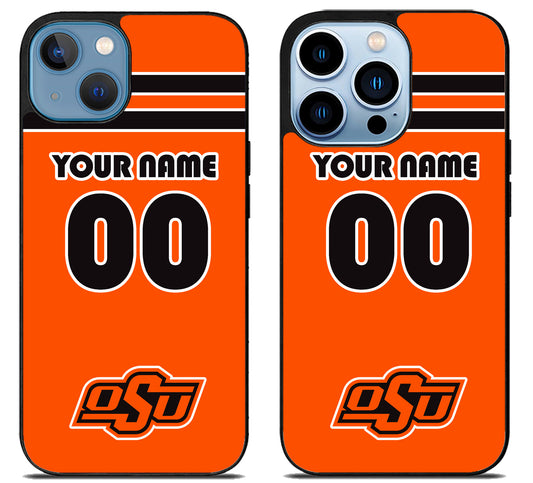 Custom Personalized Oklahoma State Cowboys iPhone 13 | 13 Mini | 13 Pro | 13 Pro Max Case
