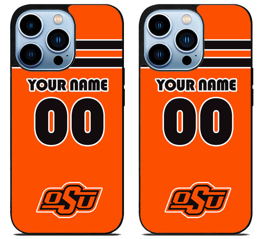 Custom Personalized Oklahoma State Cowboys iPhone 15 Pro | iPhone 15 Pro Max Case