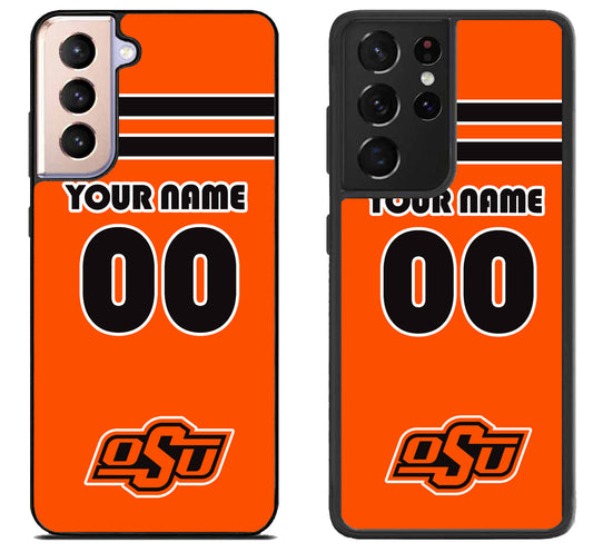 Custom Personalized Oklahoma State Cowboys Samsung Galaxy S21 | S21 FE | S21+ | S21 Ultra Case
