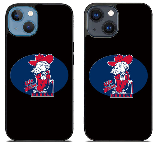 Ole Miss Rebels Black iPhone 15 | iPhone 15 Plus Case