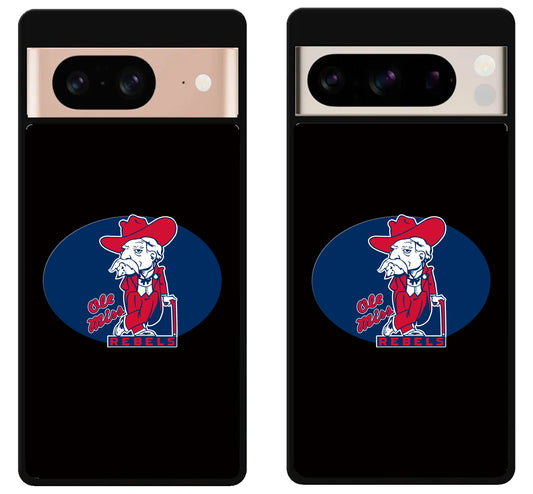 Ole Miss Rebels Black Google Pixel 8 | 8 Pro Case