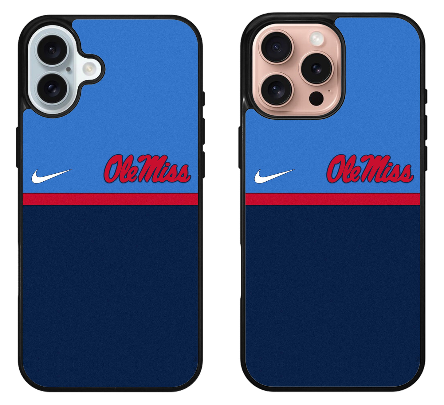 Ole Miss Rebels Color iPhone 16 | 16 Plus | 16 Pro | 16 Pro Max Case