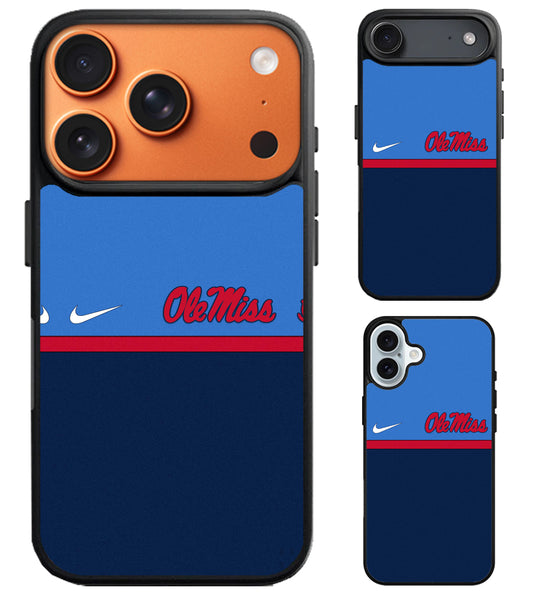 Ole Miss Rebels Color iPhone Air | iPhone 17 | 17 Pro | 17 Pro Max Case