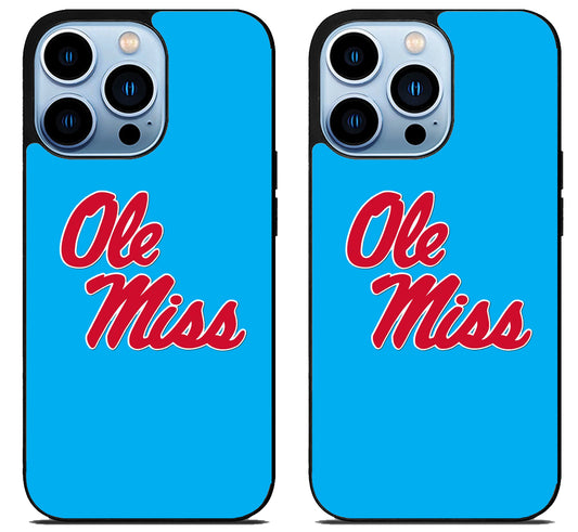 Ole Miss Rebels Cover iPhone 15 Pro | iPhone 15 Pro Max Case