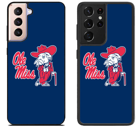 Ole Miss Rebels Logo Samsung Galaxy S21 | S21 FE | S21+ | S21 Ultra Case