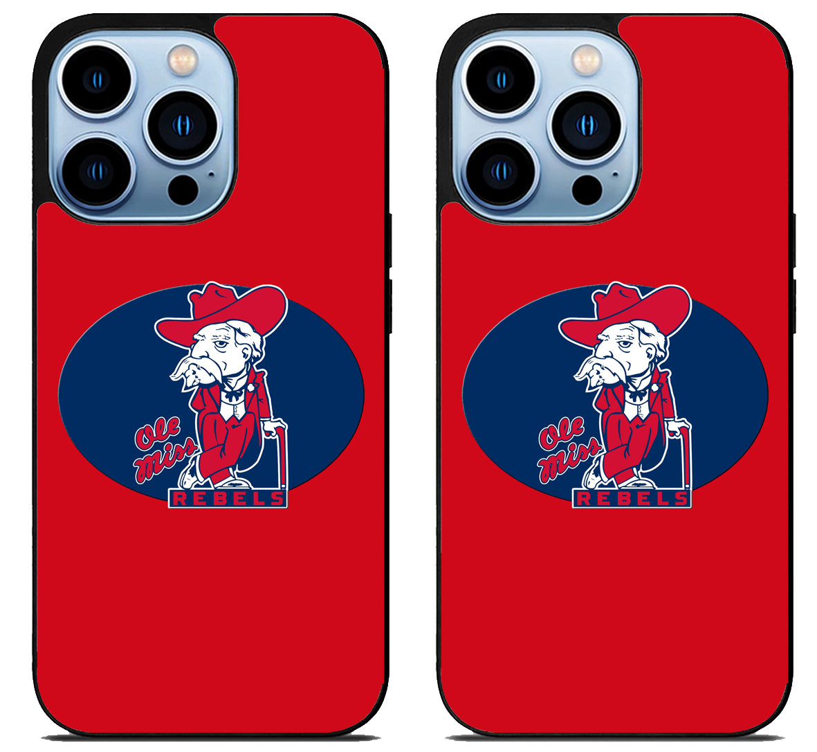 Ole Miss Rebels Red iPhone 15 Pro | iPhone 15 Pro Max Case