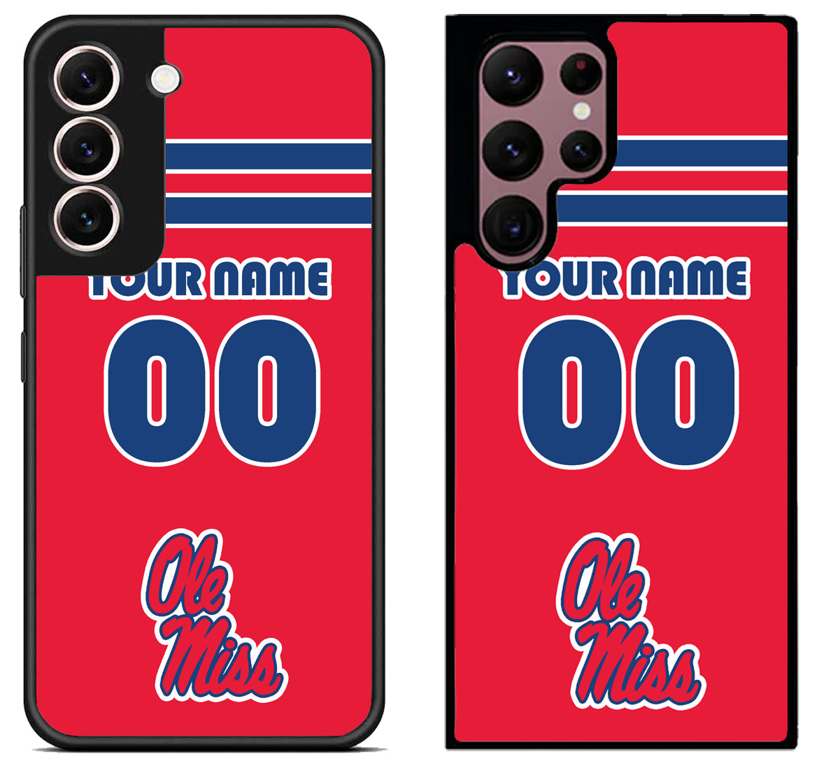 Custom Personalized Ole Miss Rebels Samsung Galaxy S22 | S22+ | S22 Ultra Case