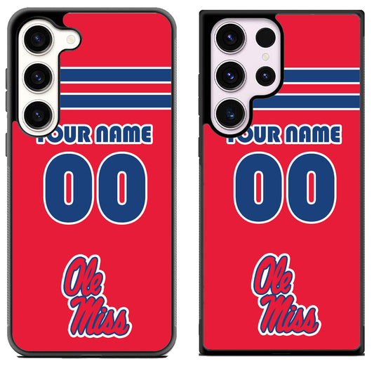 Custom Personalized Ole Miss Rebels Samsung Galaxy S23 | S23+ | S23 Ultra Case