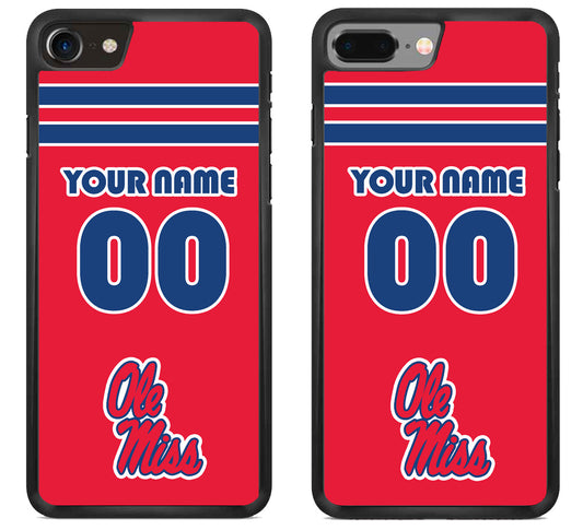 Custom Personalized Ole Miss Rebels iPhone 8 | 8 Plus Case