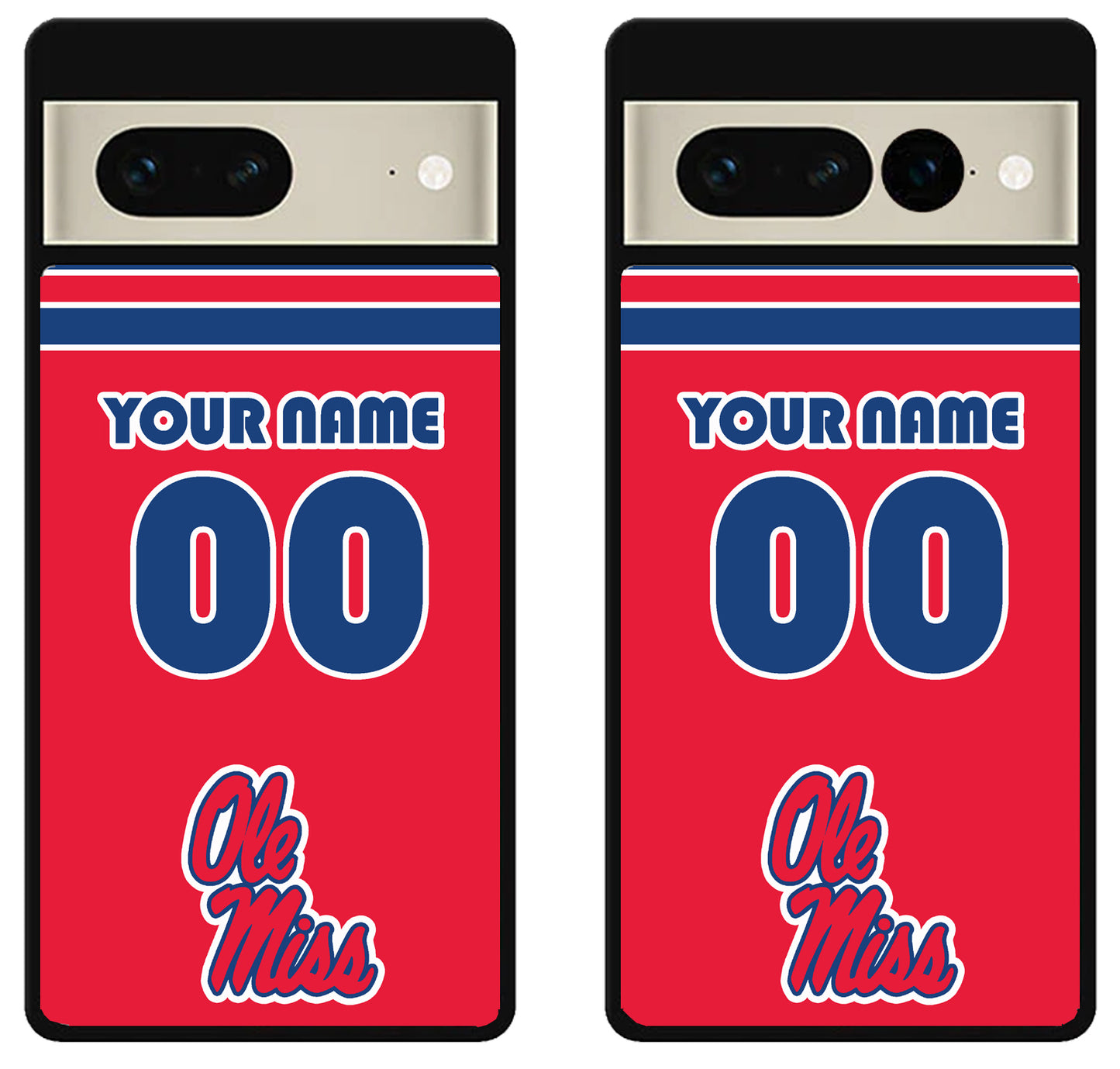 Custom Personalized Ole Miss Rebels Google Pixel 7 | 7 Pro Case