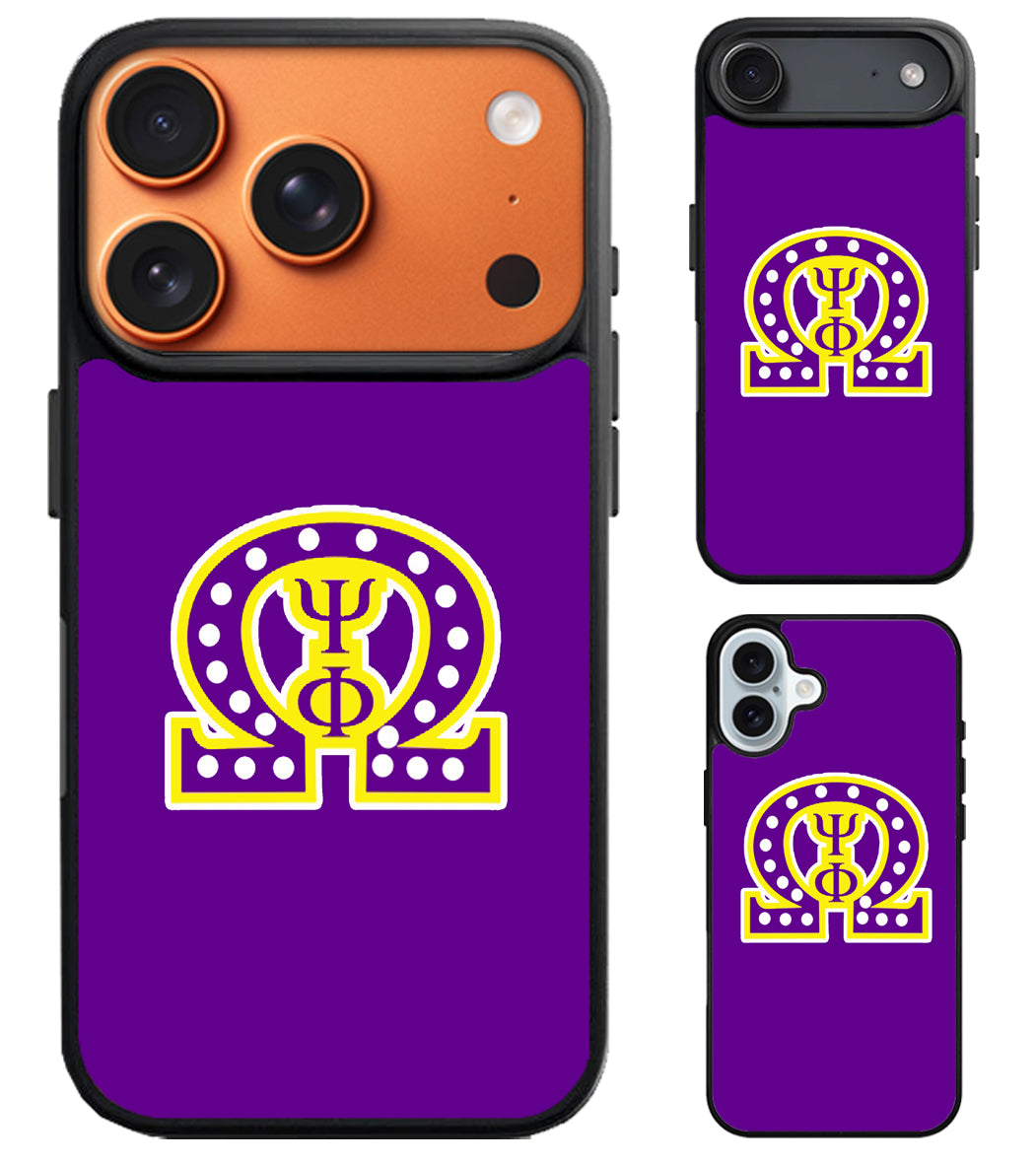 Omega Psi Phi Logo iPhone Air | iPhone 17 | 17 Pro | 17 Pro Max Case