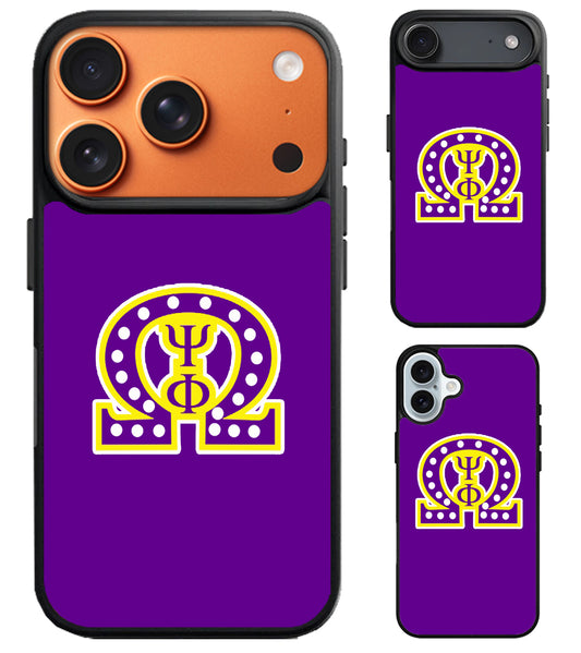 Omega Psi Phi Logo iPhone Air | iPhone 17 | 17 Pro | 17 Pro Max Case