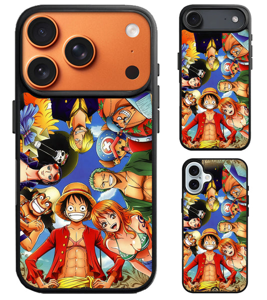 One Piece Anime Character iPhone Air | iPhone 17 | 17 Pro | 17 Pro Max Case
