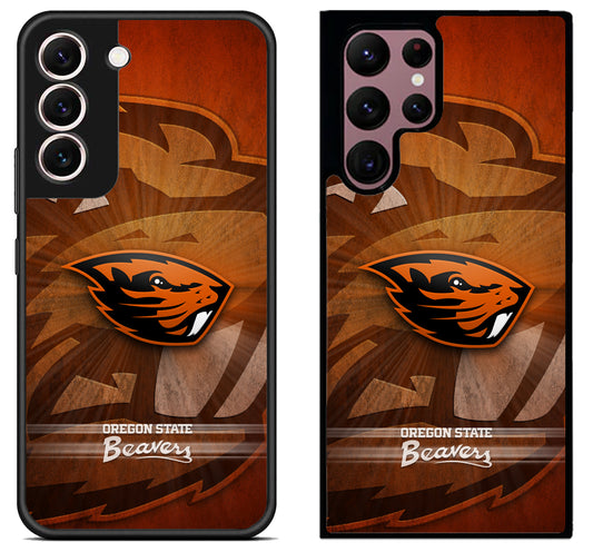 Oregon State Beavers Background Samsung Galaxy S22 | S22+ | S22 Ultra Case