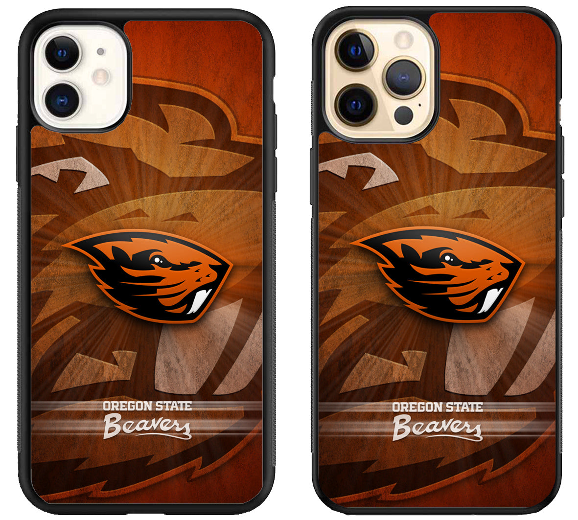 Oregon State Beavers Background iPhone 12 | 12 Mini | 12 Pro | 12 Pro Max Case