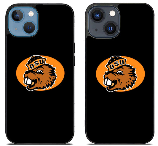 Oregon State Beavers Black iPhone 15 | iPhone 15 Plus Case