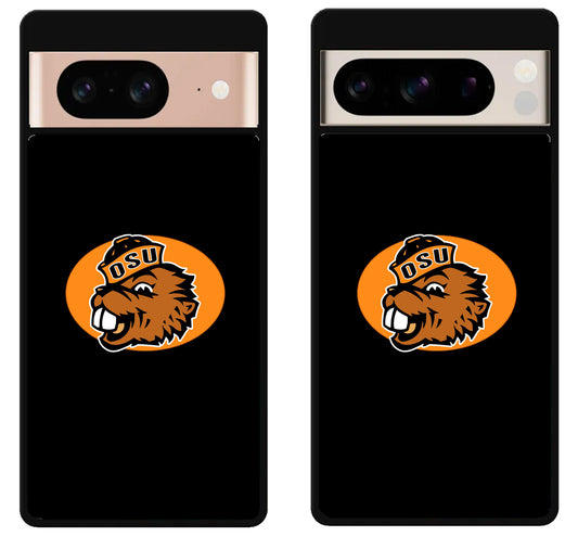 Oregon State Beavers Black Google Pixel 8 | 8 Pro Case