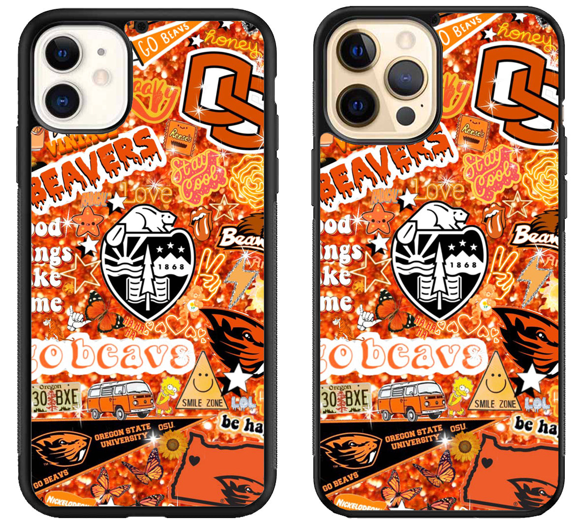 Oregon State Beavers Collage iPhone 12 | 12 Mini | 12 Pro | 12 Pro Max Case