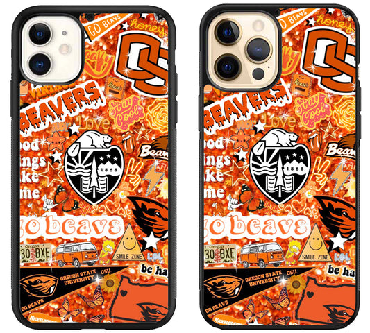 Oregon State Beavers Collage iPhone 12 | 12 Mini | 12 Pro | 12 Pro Max Case