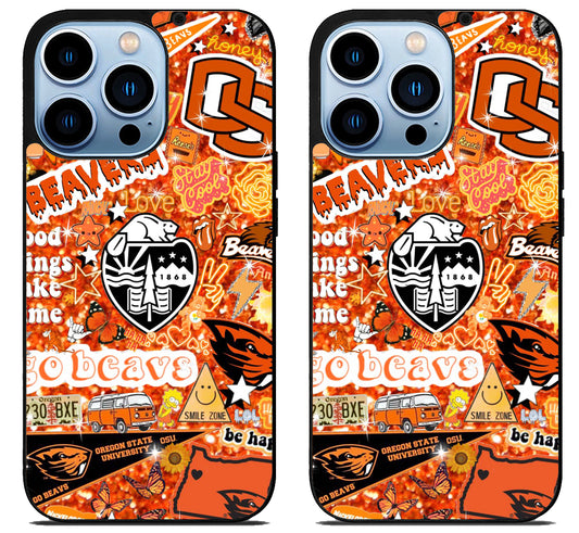 Oregon State Beavers Collage iPhone 15 Pro | iPhone 15 Pro Max Case