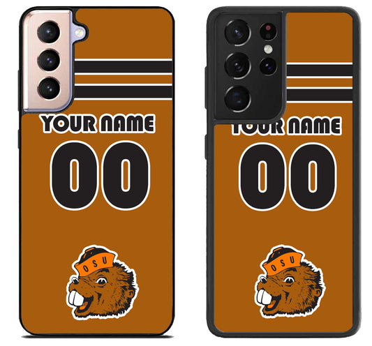 Custom Personalized Oregon State Beavers Samsung Galaxy S21 | S21 FE | S21+ | S21 Ultra Case