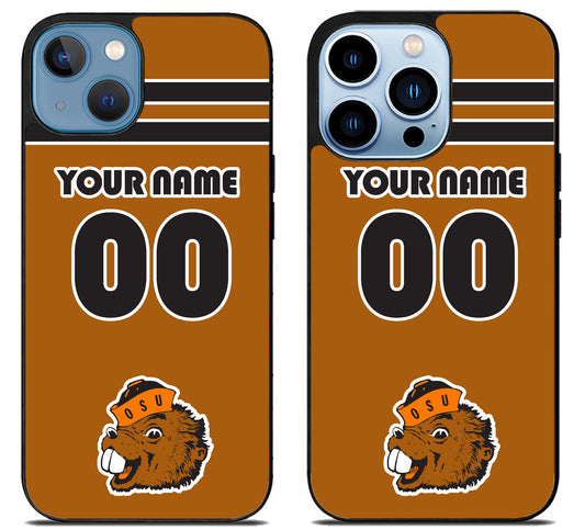 Custom Personalized Oregon State Beavers iPhone 13 | 13 Mini | 13 Pro | 13 Pro Max Case