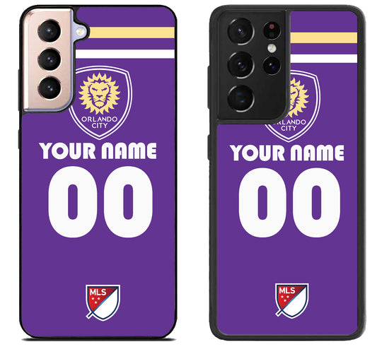 Custom Personalized Orlando City MLS Samsung Galaxy S21 | S21 FE | S21+ | S21 Ultra Case