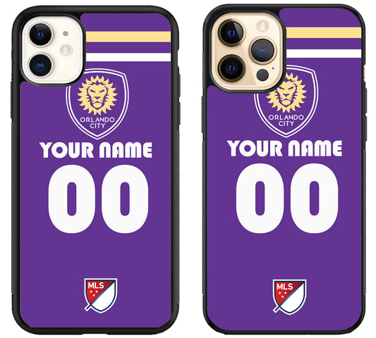 Custom Personalized Orlando City MLS iPhone 12 | 12 Mini | 12 Pro | 12 Pro Max Case
