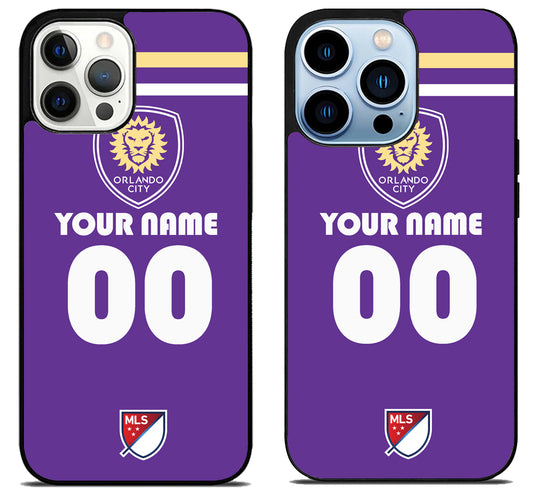 Custom Personalized Orlando City MLS iPhone 15 Pro | iPhone 15 Pro Max Case