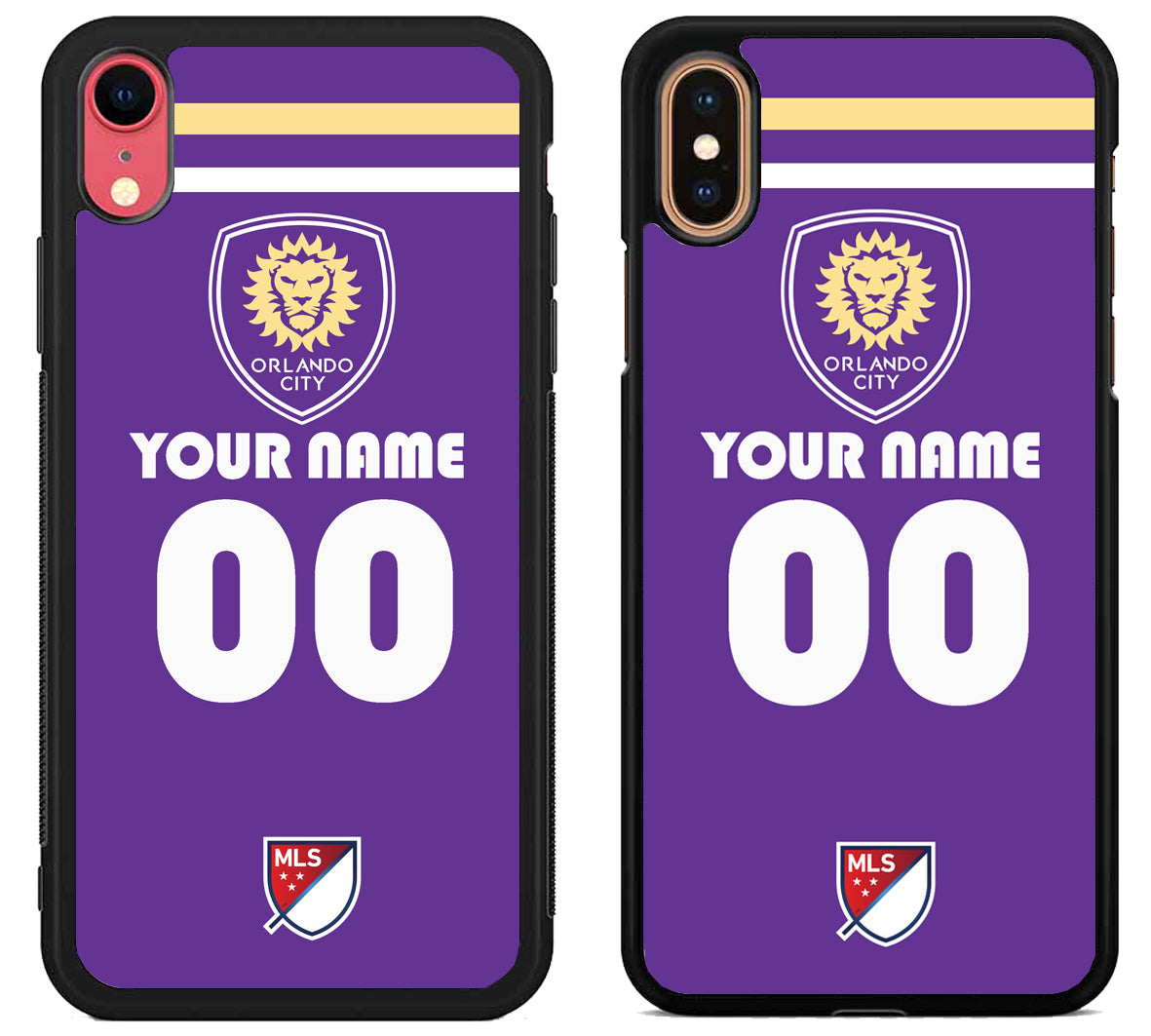 Custom Personalized Orlando City MLS iPhone X | Xs | Xr | Xs Max Case