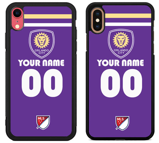 Custom Personalized Orlando City MLS iPhone X | Xs | Xr | Xs Max Case