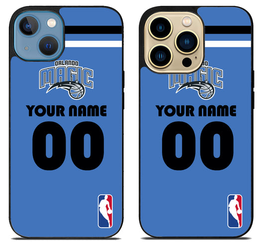 Custom Personalized Orlando Magic NBA iPhone 14 | 14 Plus | 14 Pro | 14 Pro Max Case