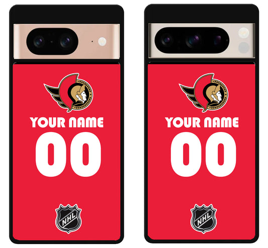 Custom Personalized Ottawa Senators NHL Google Pixel 8 | 8 Pro Case