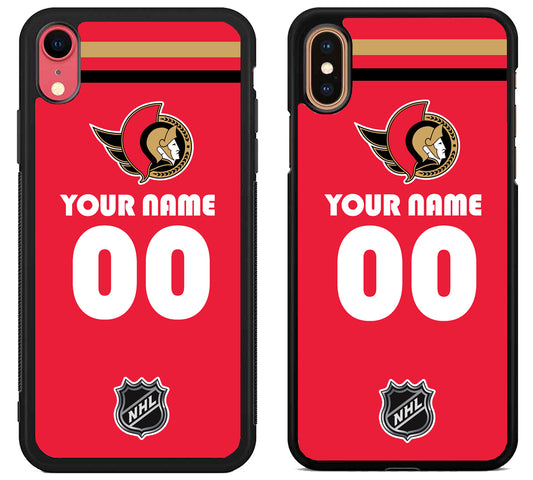 Custom Personalized Ottawa Senators NHL iPhone X | Xs | Xr | Xs Max Case