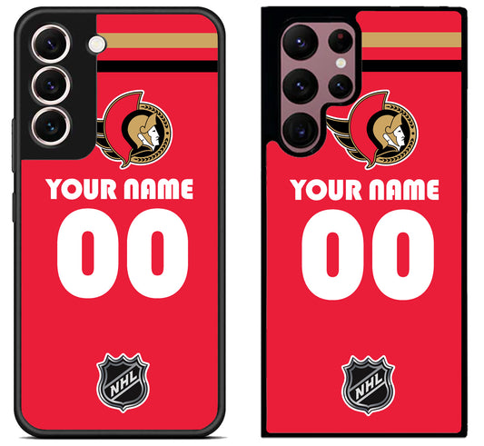Custom Personalized Ottawa Senators NHL Samsung Galaxy S22 | S22+ | S22 Ultra Case