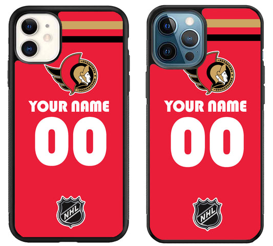 Custom Personalized Ottawa Senators NHL iPhone 11 | 11 Pro | 11 Pro Max Case