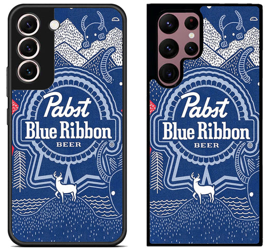 Pabst Blue Ribbon Wallpaper Samsung Galaxy S22 | S22+ | S22 Ultra Case