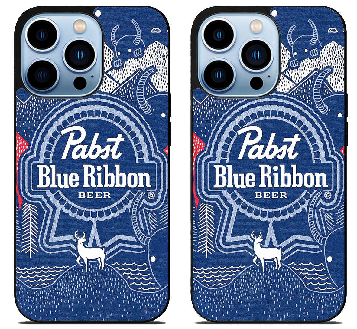 Pabst Blue Ribbon Cover iPhone 15 Pro | iPhone 15 Pro Max Case