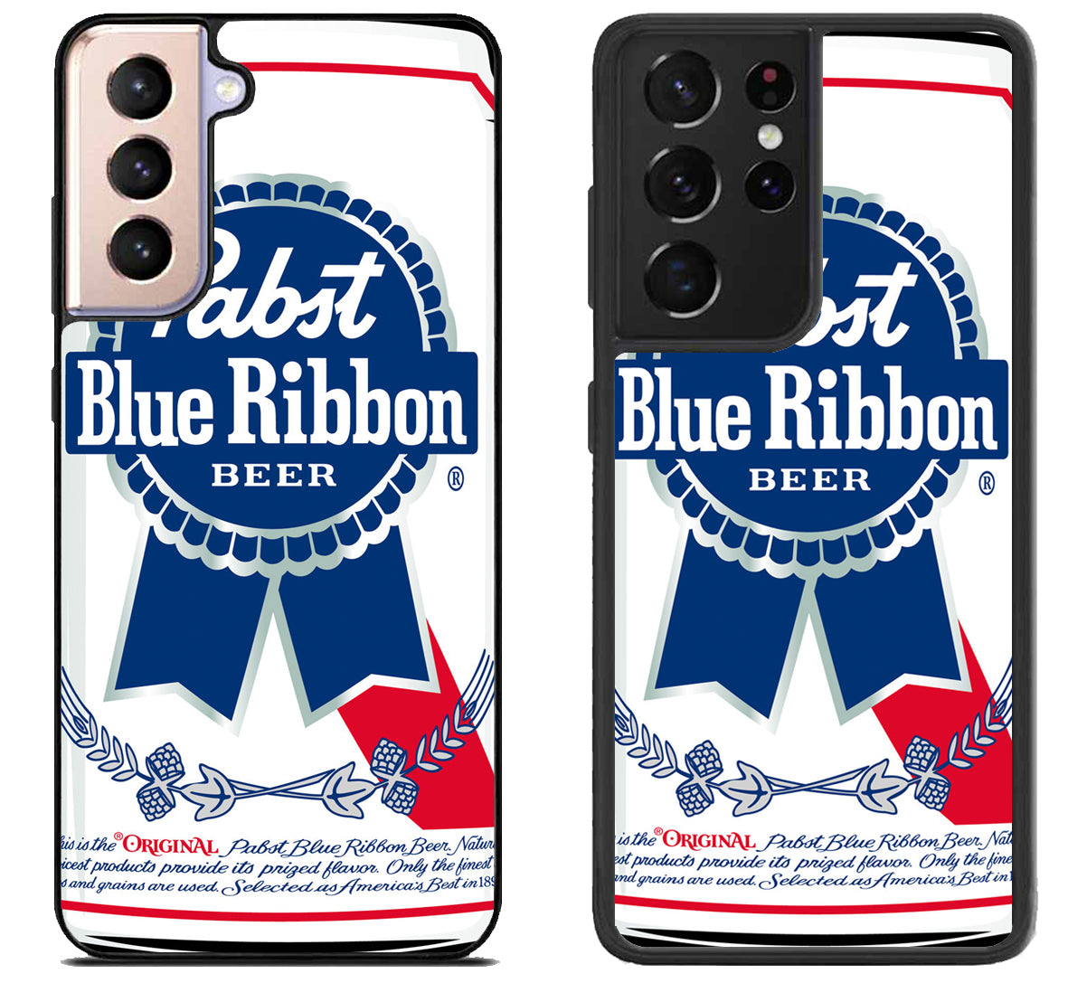 Pabst Blue Ribbon White Samsung Galaxy S21 | S21 FE | S21+ | S21 Ultra Case