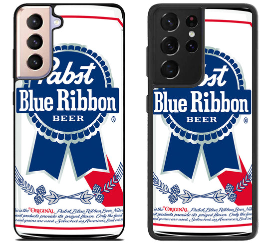 Pabst Blue Ribbon White Samsung Galaxy S21 | S21 FE | S21+ | S21 Ultra Case