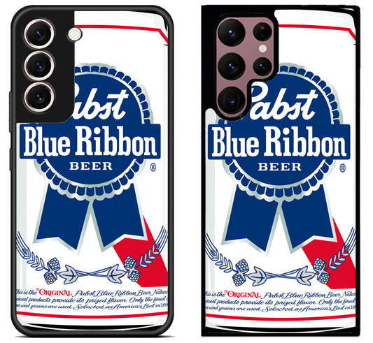 Pabst Blue Ribbon White Samsung Galaxy S22 | S22+ | S22 Ultra Case