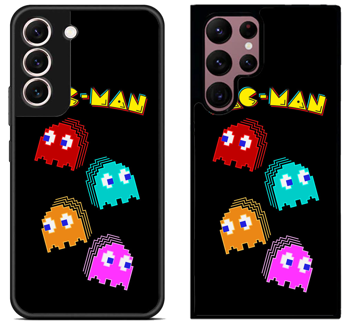 Pac Man Ghost Black Samsung Galaxy S22 | S22+ | S22 Ultra Case