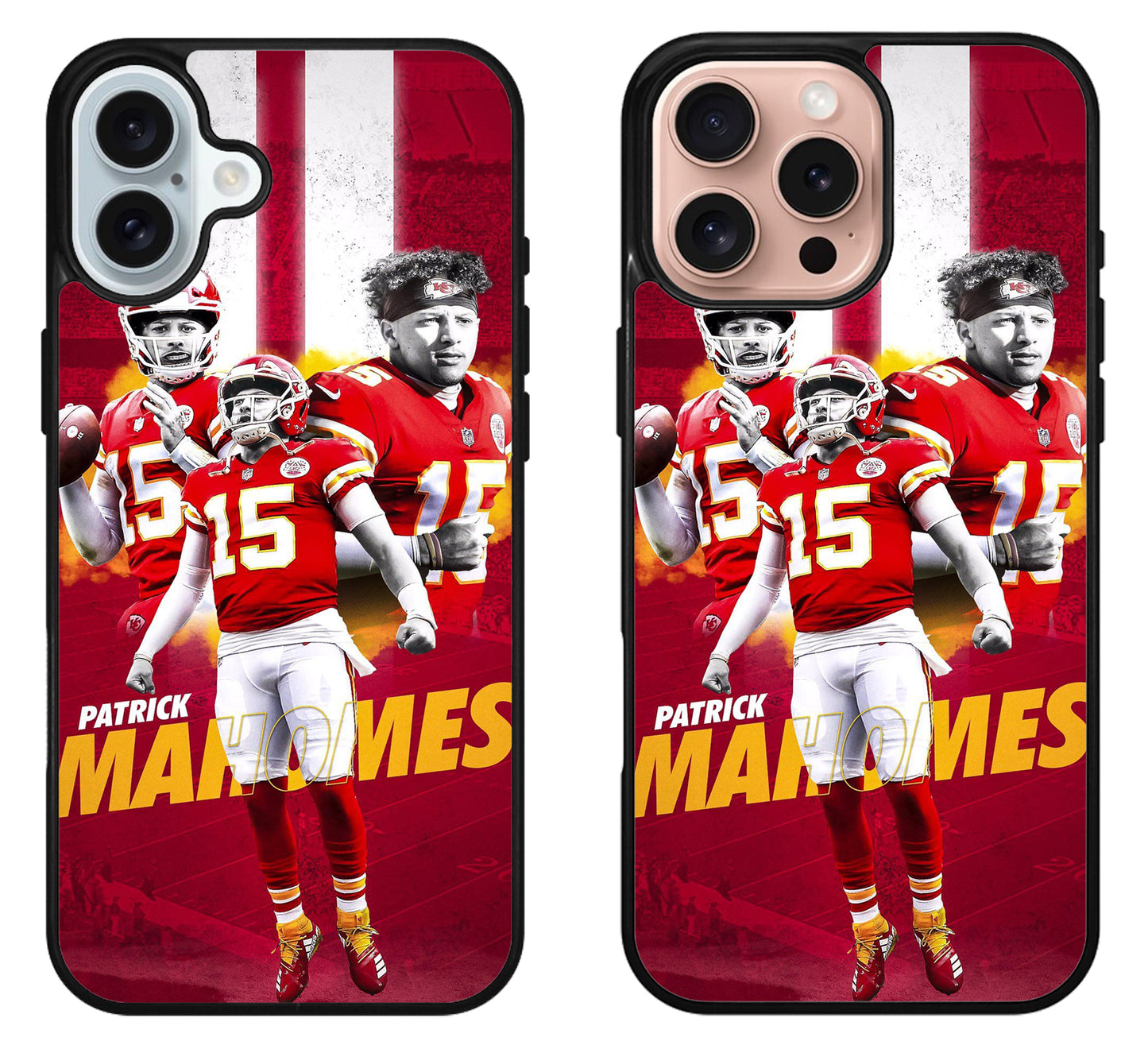Patrick Mahomes Kansas City Chiefs Collage iPhone 16 | 16 Plus | 16 Pro | 16 Pro Max Case